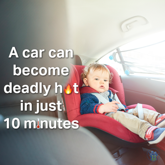 Hot Car Safety Social Graphics