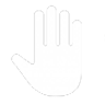Raised hand icon